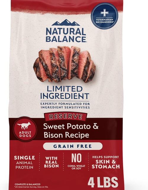Load image into Gallery viewer, Limited Ingredient Diet | Adult Grain-Free Dry Dog Food | Protein Options Include Salmon, Duck, Bison, Beef, Lamb, Venison, or Chicken
