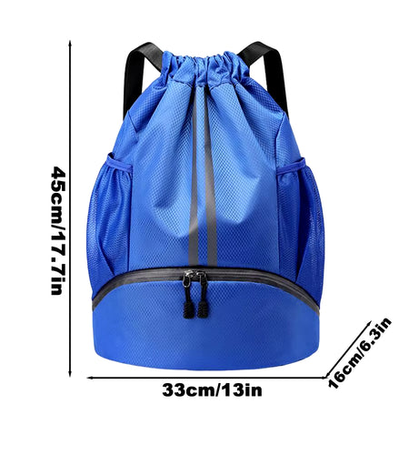 Foldable Waterproof Gym Bag Fitness Backpack Drawstring Shop Pocket Hiking Camping Beach Swimming Men Women Sports Bags