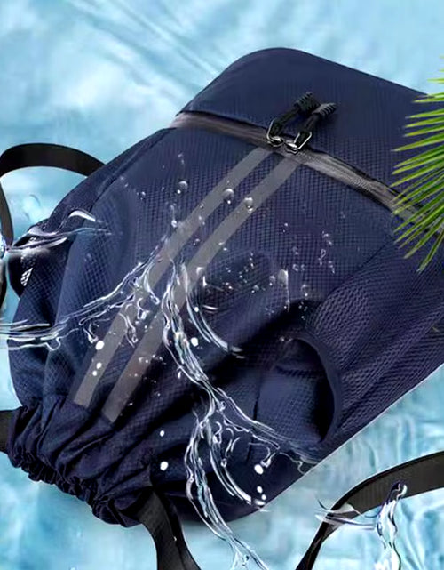 Load image into Gallery viewer, Foldable Waterproof Gym Bag Fitness Backpack Drawstring Shop Pocket Hiking Camping Beach Swimming Men Women Sports Bags
