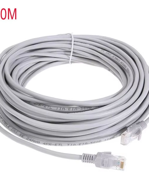 Load image into Gallery viewer, Cable Ethernet De Alta Velocidad Cat5E RJ45 Cable De Red LAN Enrutador De Ordenador Patch Cord , 1M/5M/10M/15M/20M/30M/50M
