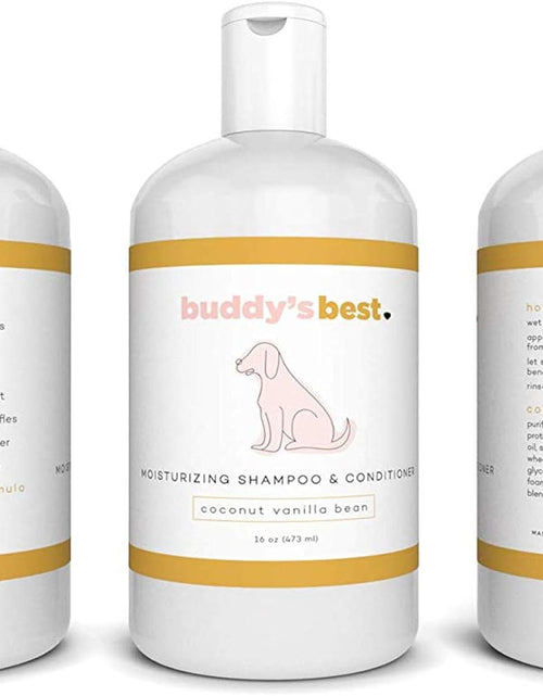 Load image into Gallery viewer, , Dog Shampoo and Conditioner in One - Hypoallergenic, Oatmeal Shampoo for Dogs with Sensitive Skin - Moisturizing Dog Wash
