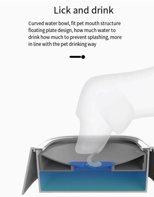 Load image into Gallery viewer, Dog Drinking Water Bowl Floating Non-Wetting Mouth Cat Bowl without Spill Drinking Water Dispenser Plastic Anti-Over Dog Bowl
