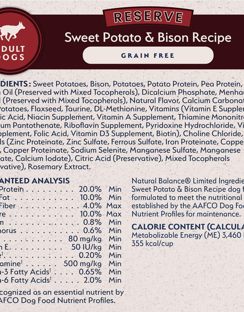 Load image into Gallery viewer, Limited Ingredient Diet | Adult Grain-Free Dry Dog Food | Protein Options Include Salmon, Duck, Bison, Beef, Lamb, Venison, or Chicken
