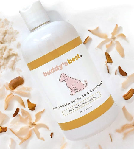 , Dog Shampoo and Conditioner in One - Hypoallergenic, Oatmeal Shampoo for Dogs with Sensitive Skin - Moisturizing Dog Wash