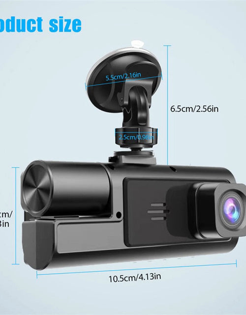 Load image into Gallery viewer, Dash Cam Front and Rear, 1080P FHD DVR Car Driving Recorder 2.0Inch IPS Screen Dashboard Camera 170°Wide Angle, G-Sensor,Parking Monitor,Loop Recording
