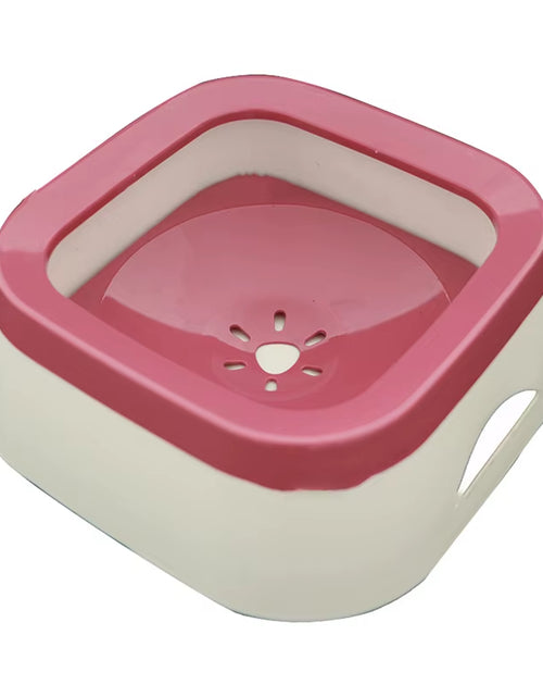Load image into Gallery viewer, Dog Drinking Water Bowl Floating Non-Wetting Mouth Cat Bowl without Spill Drinking Water Dispenser Plastic Anti-Over Dog Bowl
